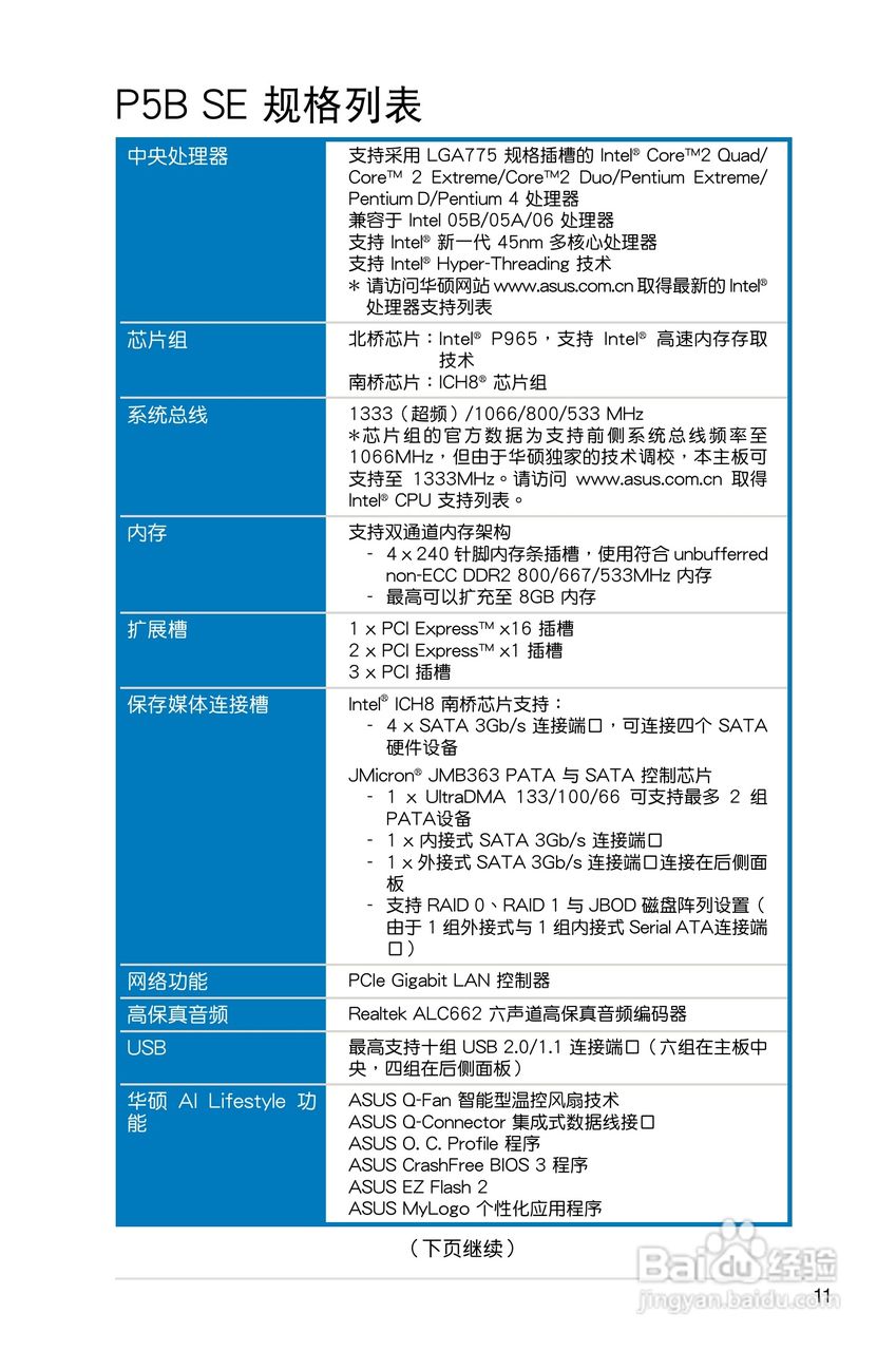 华硕P5B SE主板使用手册说明书:[2]