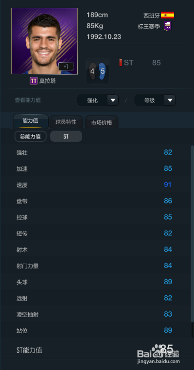 FIFA OL3西班牙国家队球员推荐(前锋篇)