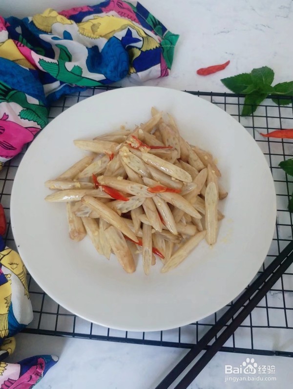 家常酸辣藕心菜