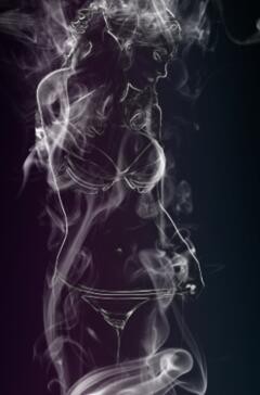 PS人物烟雾教程