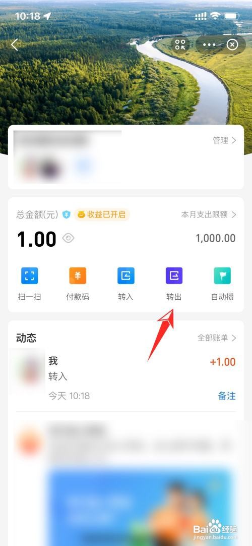 支付宝如何提现小荷包的钱