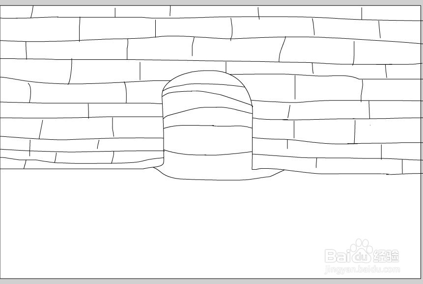 Flash绘制洞口的场景
