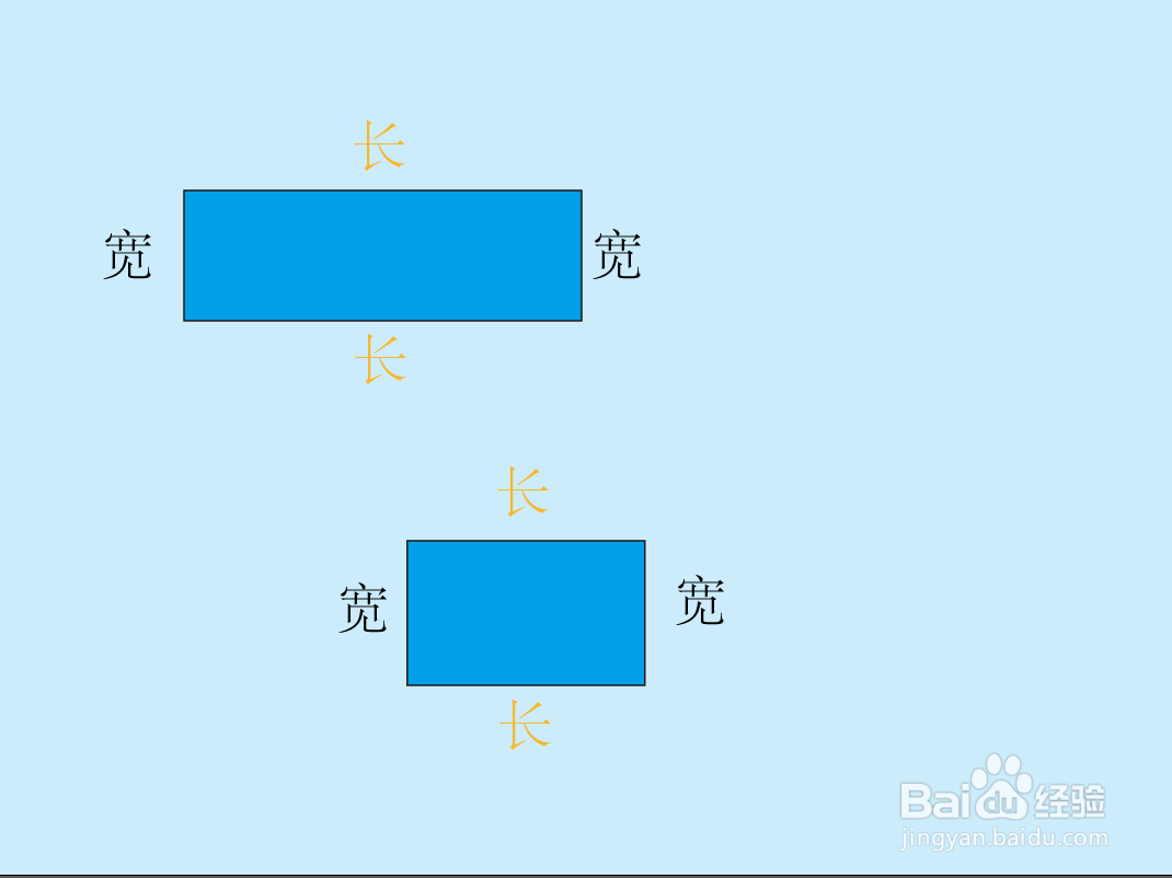 长方形怎么定义长和宽
