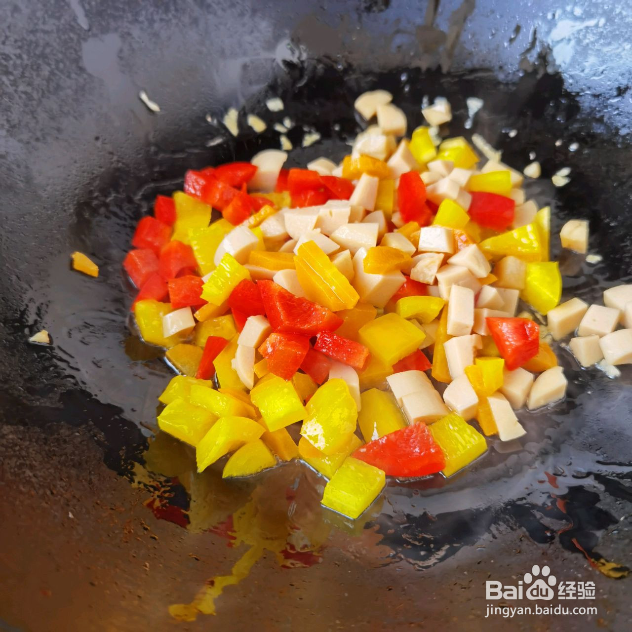 三色藜麦炒饭的做法