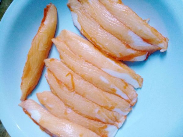 奶香芦笋雪蟹柳烩饭