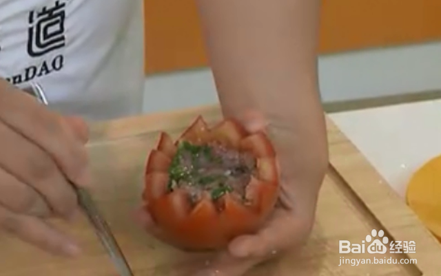 肉馅酿番茄,怎么吃都吃不腻的家常菜
