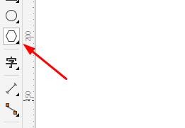win10系统cdrx8软件如何使用多边形工具
