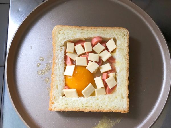 芝士糖心蛋吐司