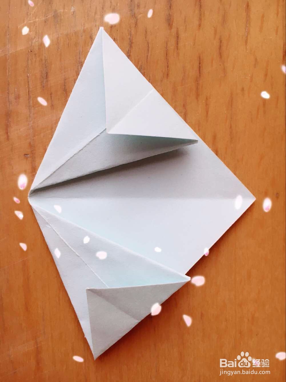 好看的樱花的折纸方法