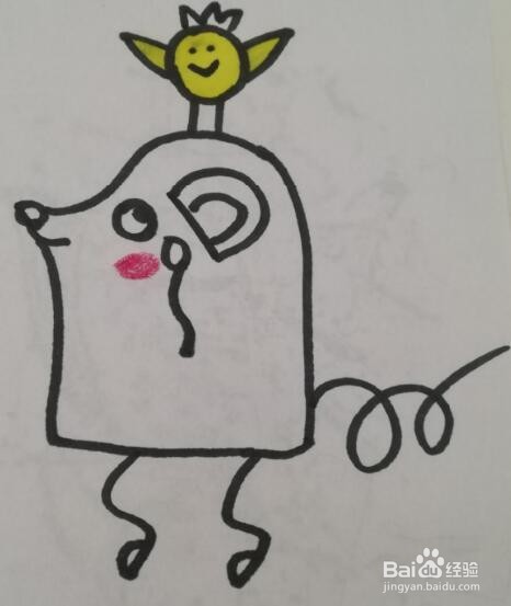 小老鼠的画法 小老鼠的简笔画