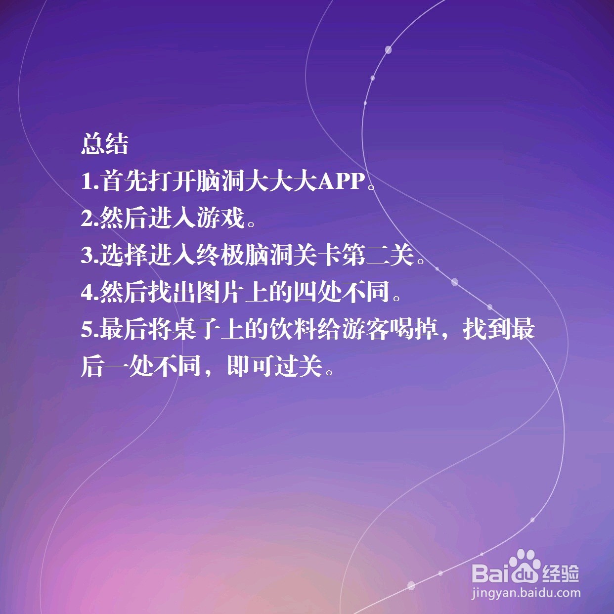 脑洞大大大：找茬使我快乐，怎么过关？