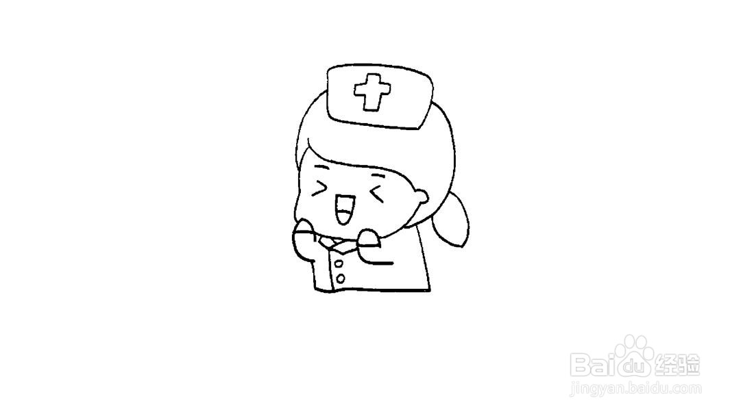 “抗疫”简笔画画法分解