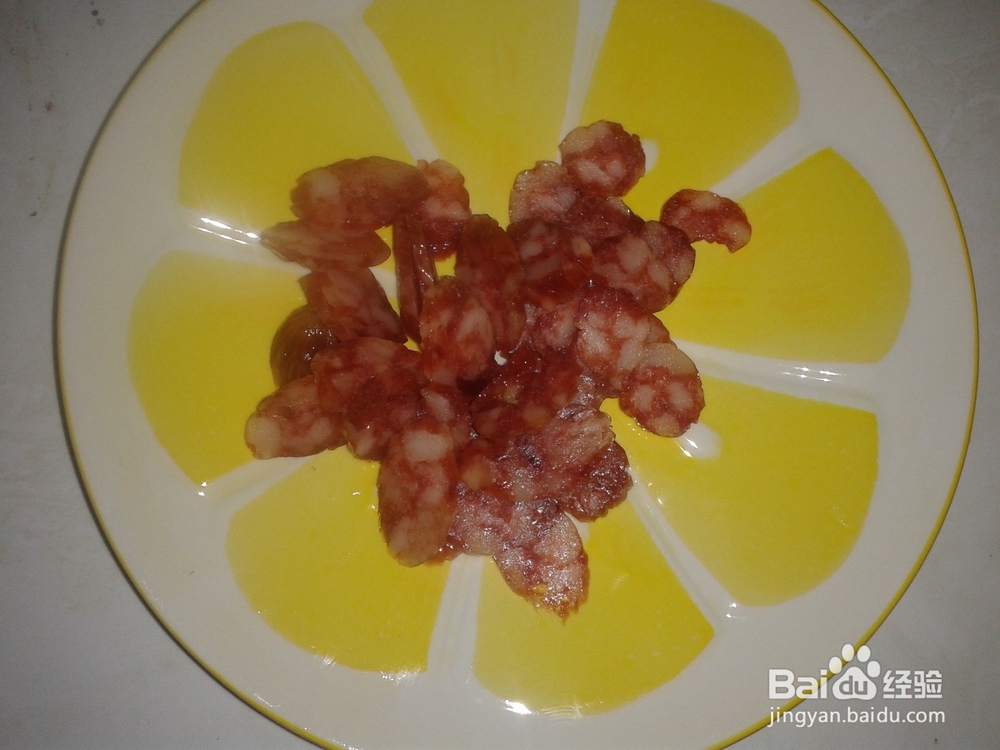 夏日菜——黄瓜片炒腊肠