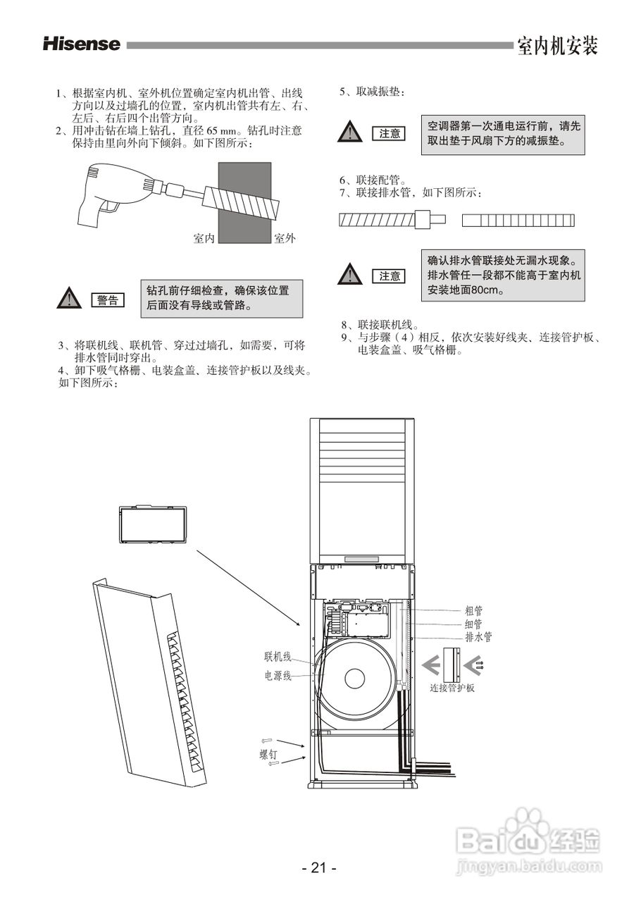 海信空调器KFR-50LW/27FZBp型使用说明书:[3]