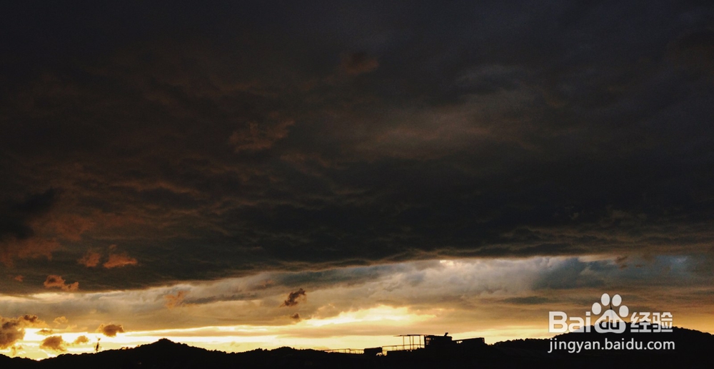 怎样用手机拍出雷雨前的风景美照