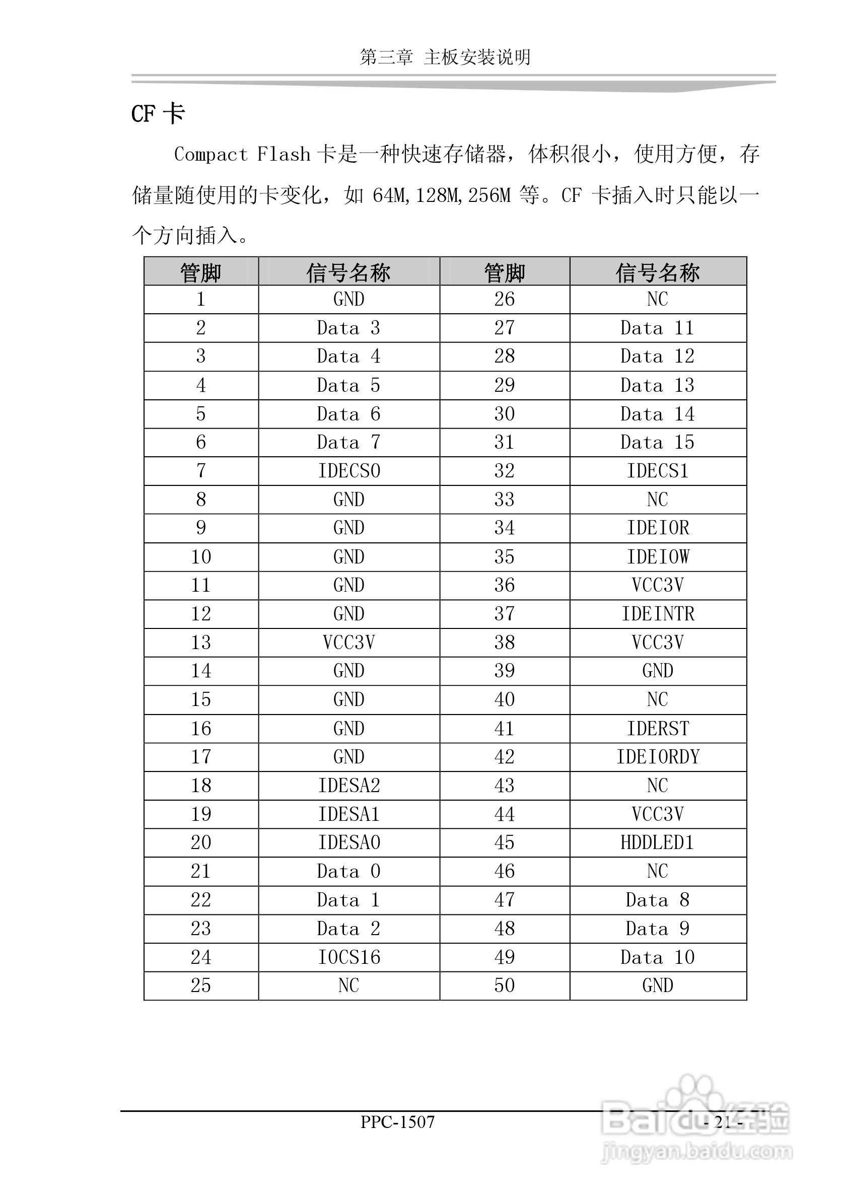 研祥PPC-1507工业平板电脑中英文说明书:[7]