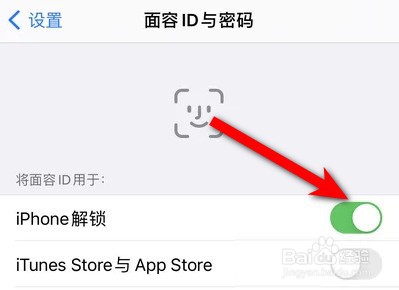 苹果手机怎么打开面容解锁功能