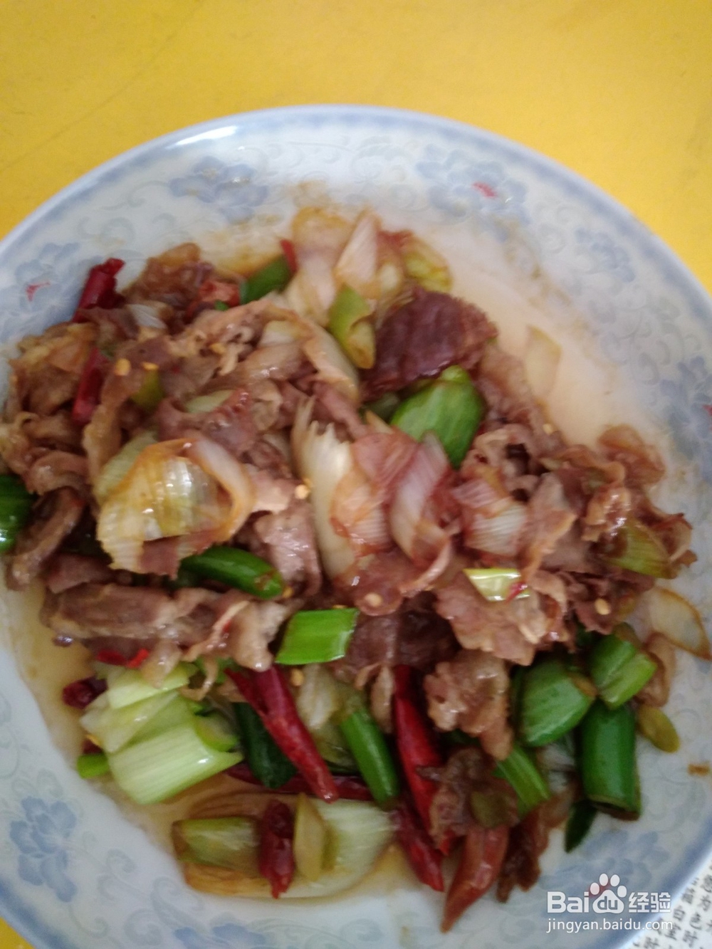大葱爆羊肉技巧