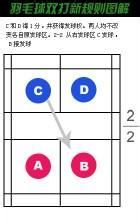 最新羽毛球比赛规则之双打21分制