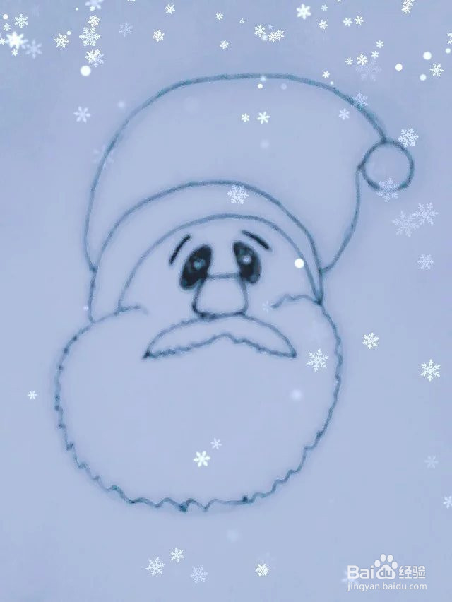 圣诞老人简笔画教程