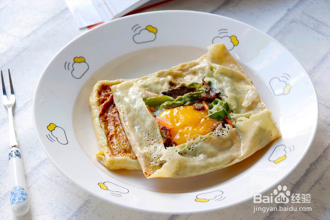 咸口可丽饼的做法