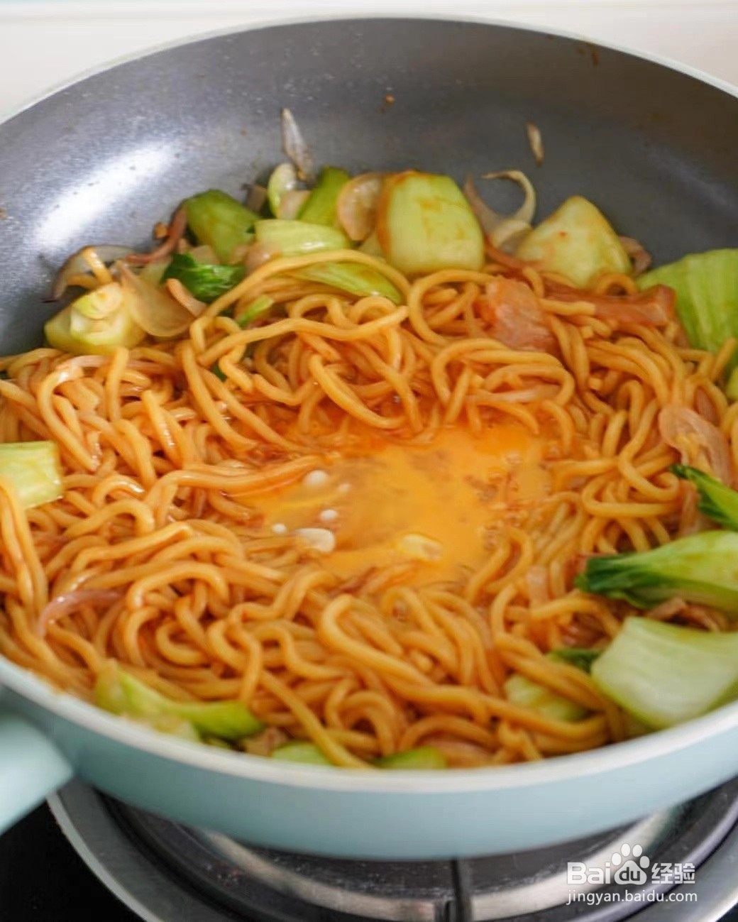 家常版蔬菜鸡丁什锦炒面的做法