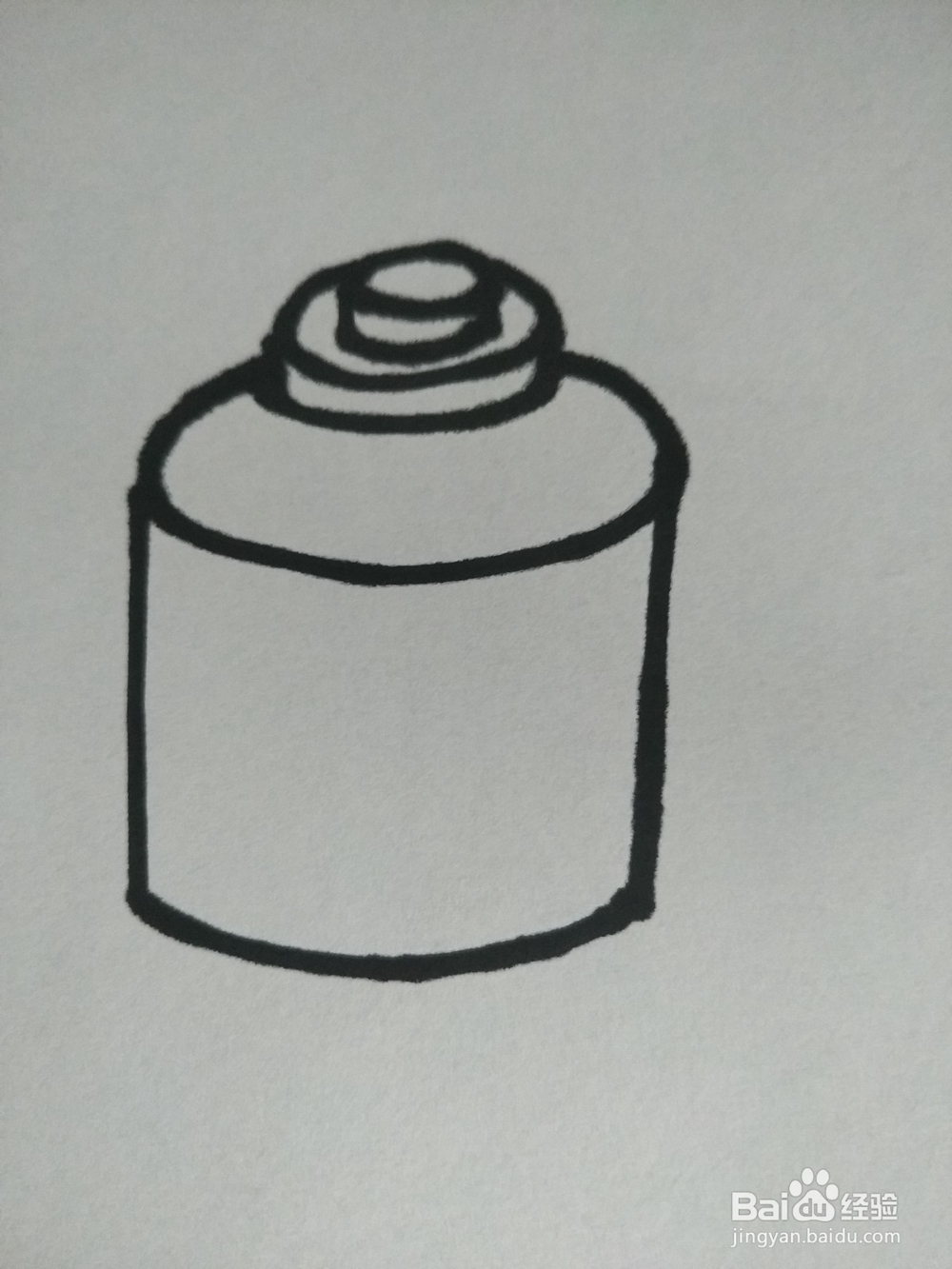 水壶的简笔画技法4