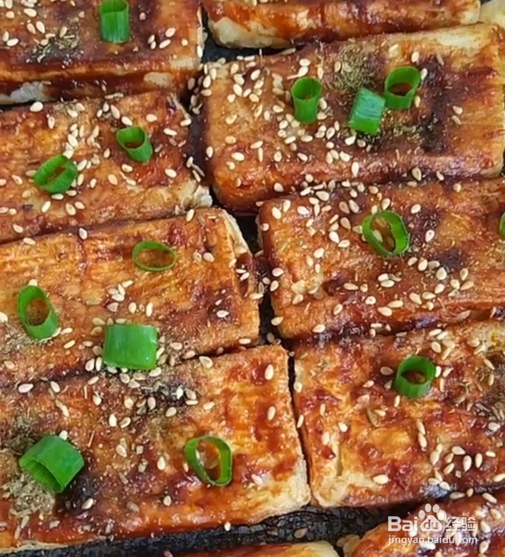 烧烤味的脆皮豆腐的做法