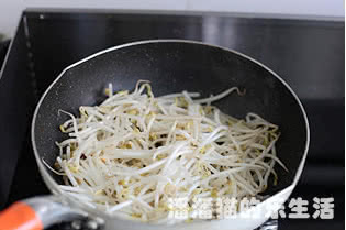 青蒜豆芽炒粉条