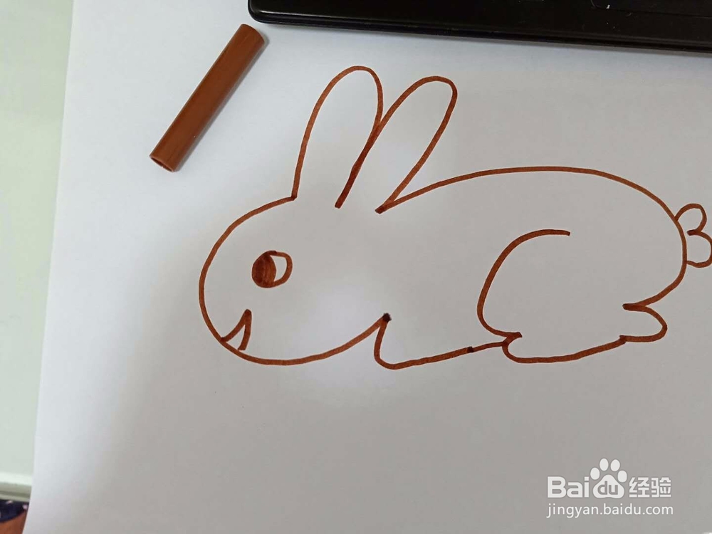 小兔子简笔画