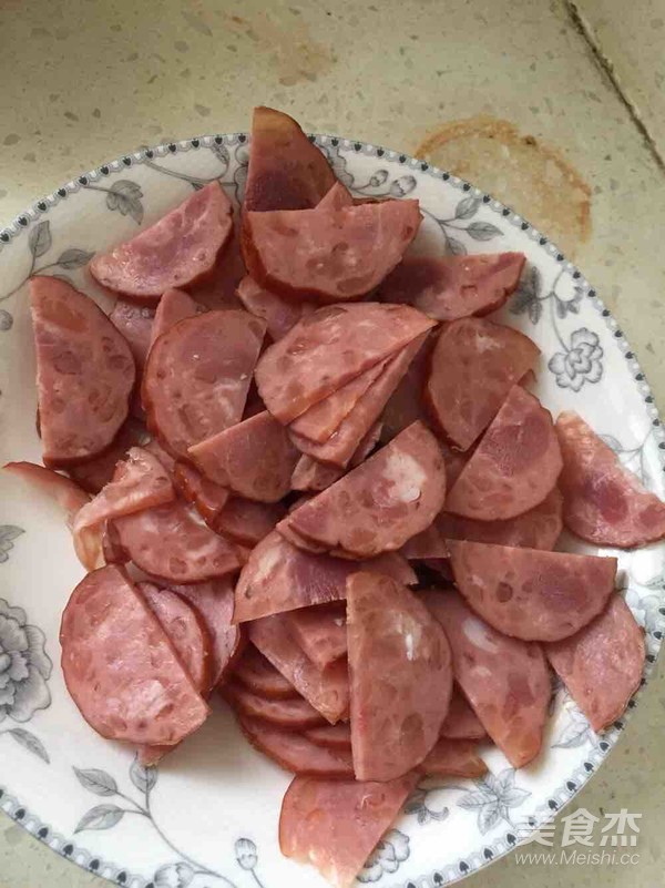 青椒火腿的做法