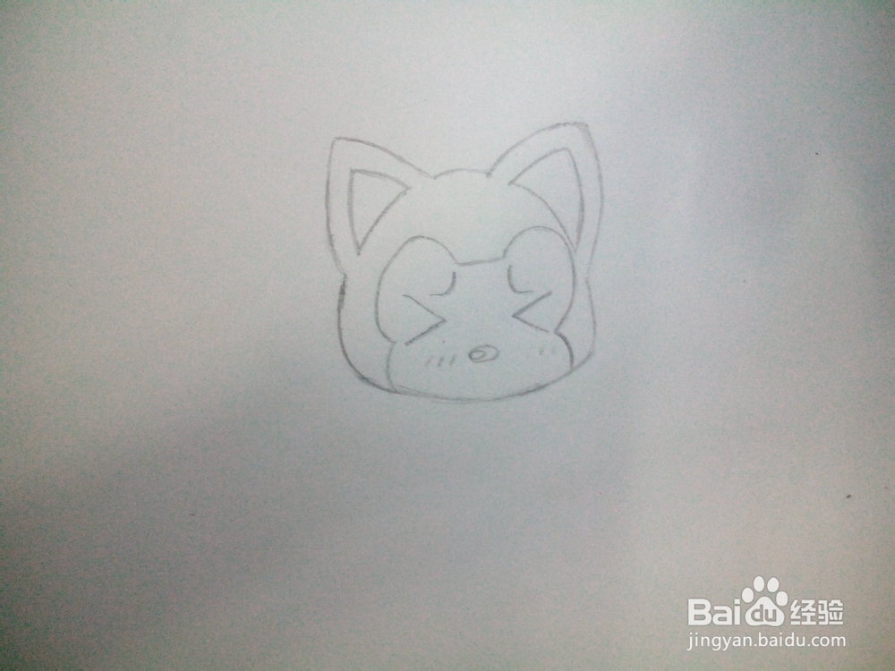 如何画 呆萌阿狸