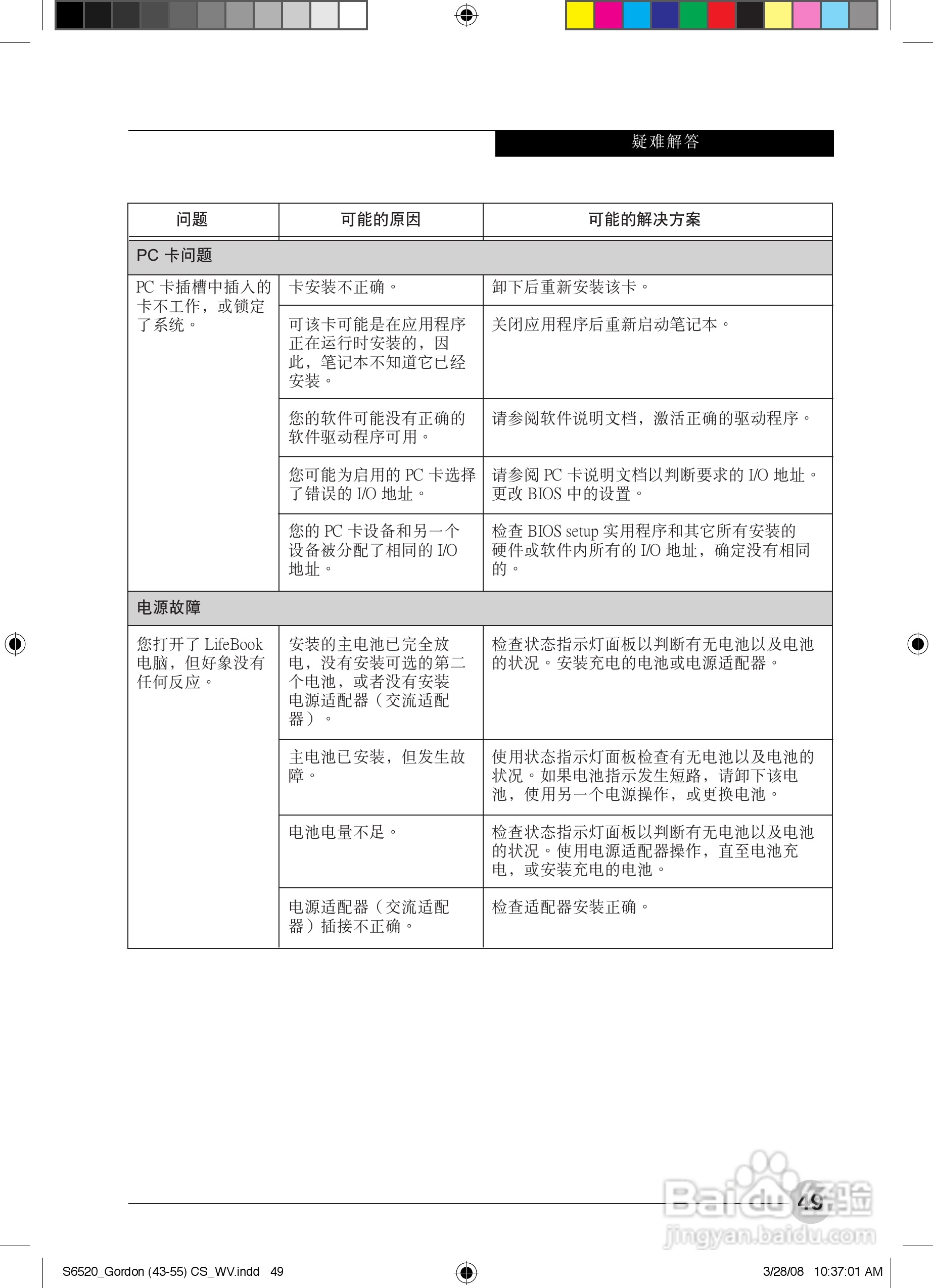 富士通S6420笔记本电脑使用说明书:[6]