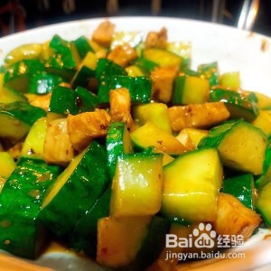 怎么做清炒黄瓜鸡胸肉