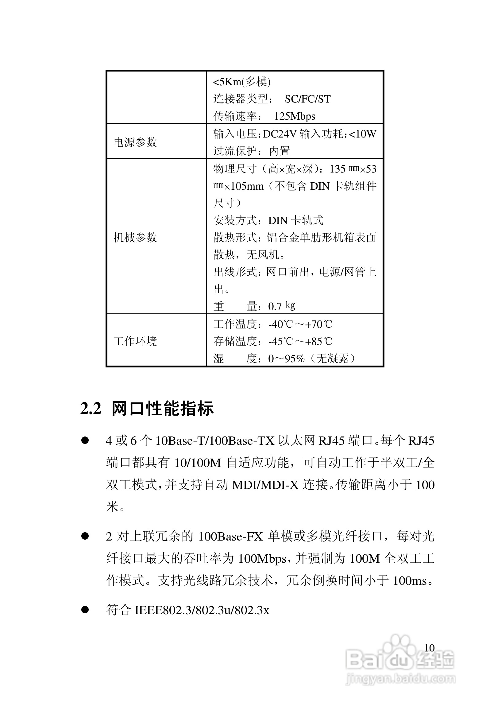 迈威冗余型MIEN3208工业以太网交换机用户手册:[1]