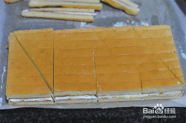 家庭自制奶油三明治