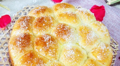 紫薯花团包的做法