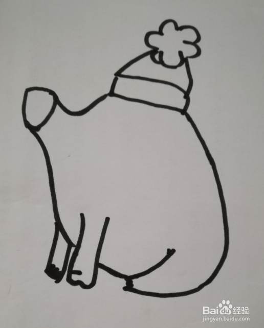 简笔画 小猪的画法