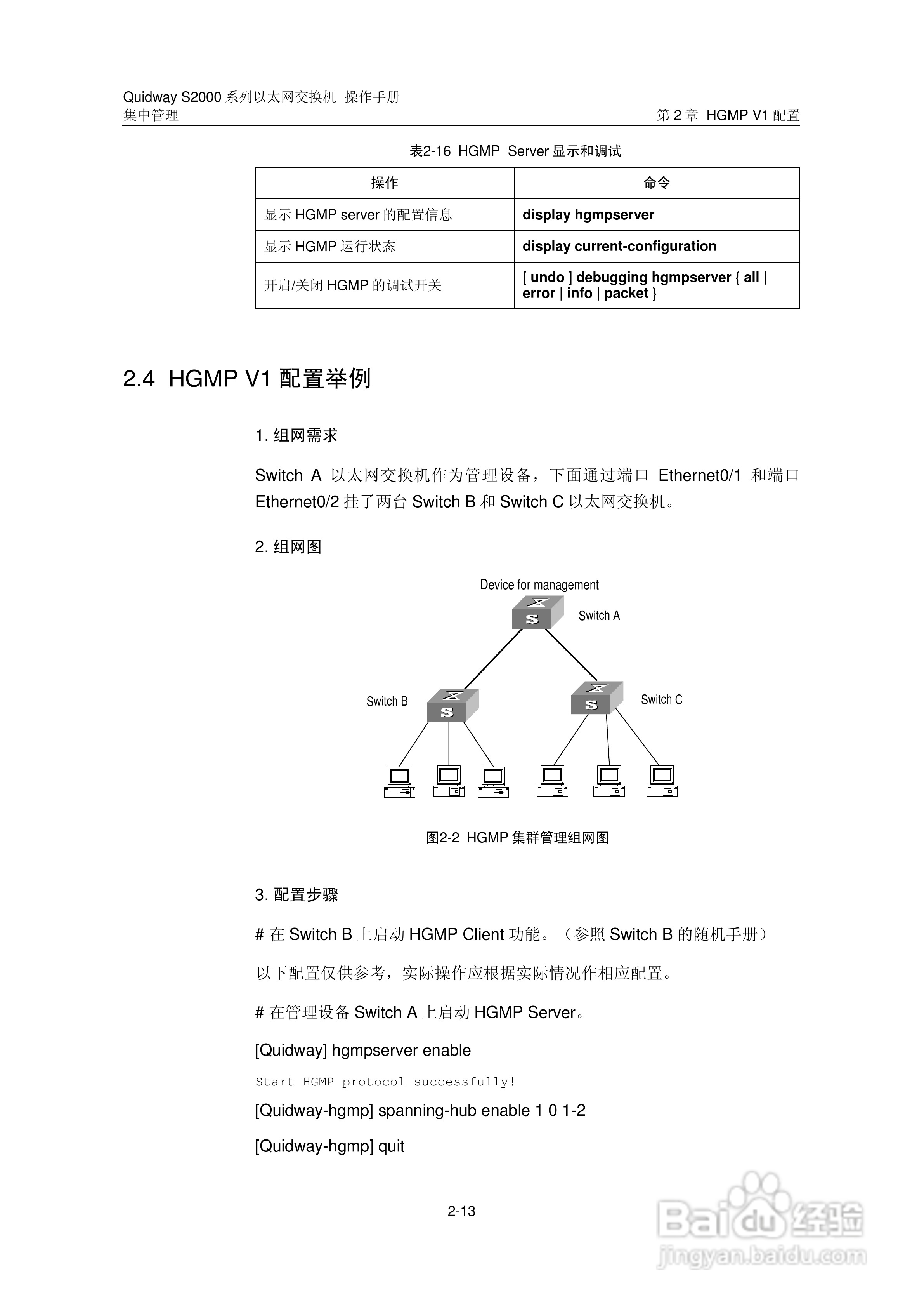 华三交换机S2000形说明书:[13]