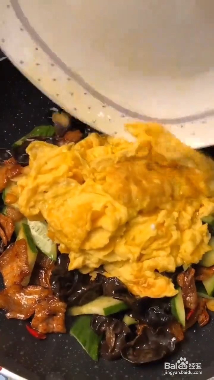 如何制作黄瓜炒鸡蛋