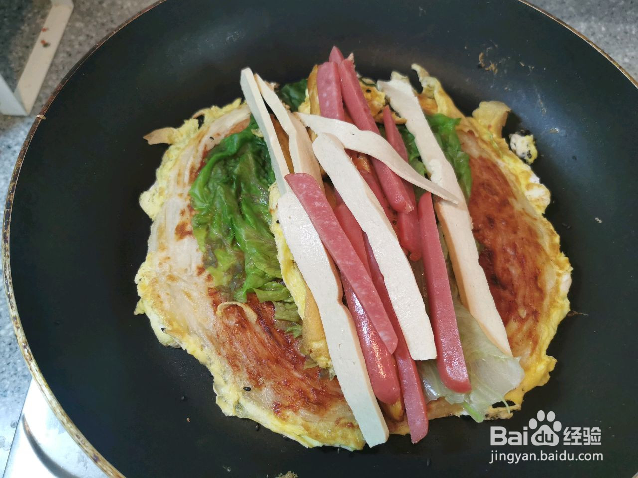 鸡蛋卷手抓饼的做法