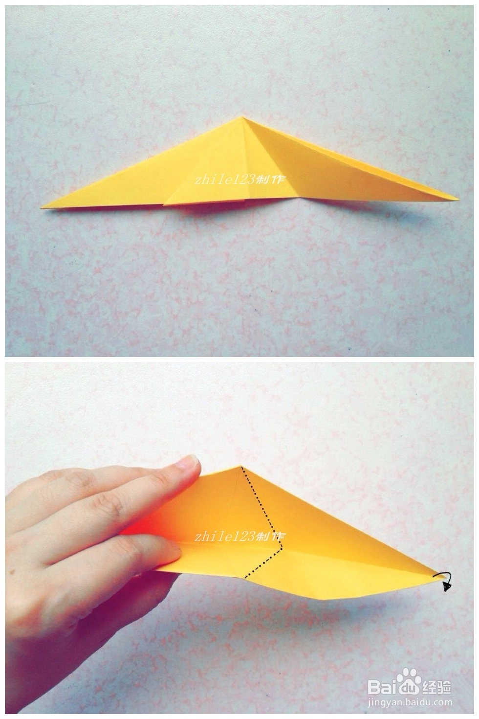 手工折纸制作：[21]一起折:大象