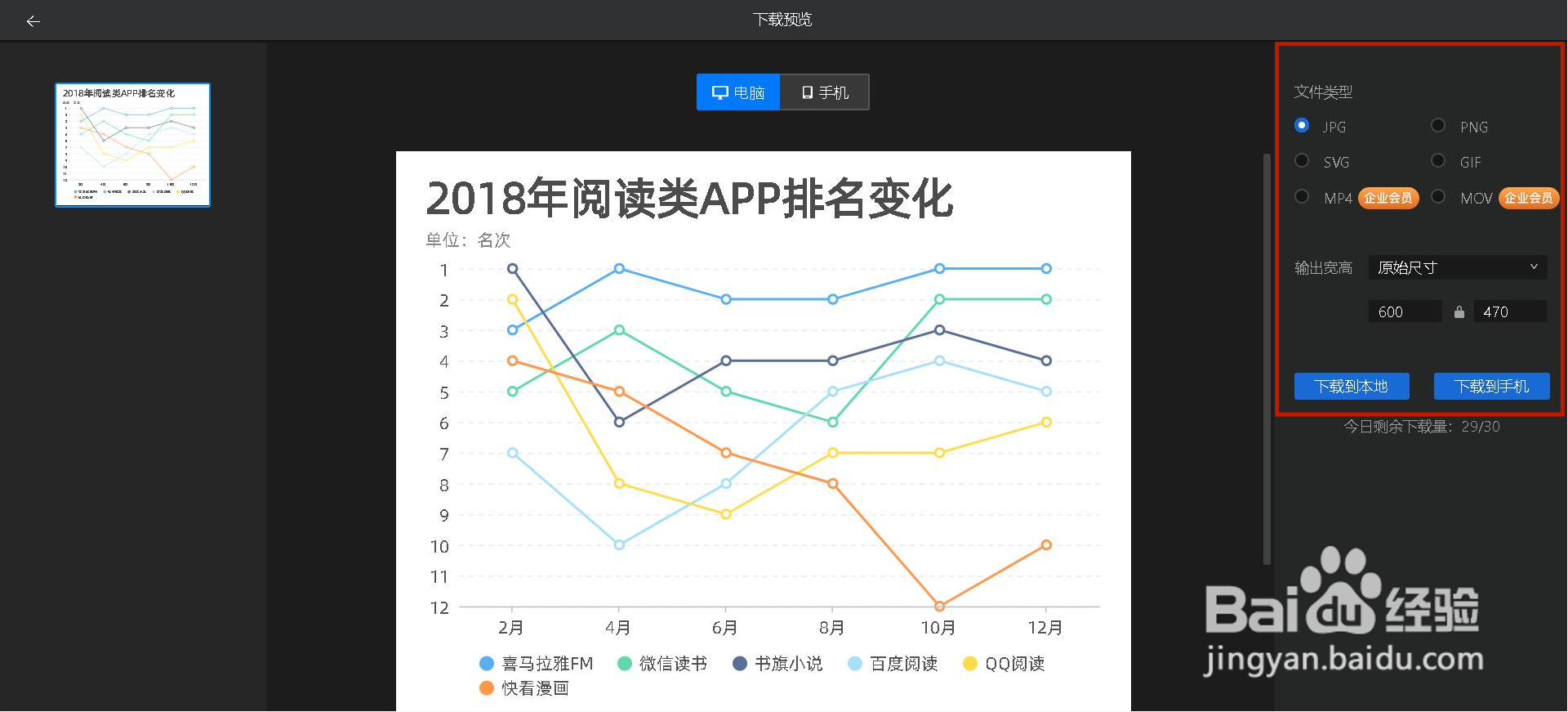 如何用镝数图表制作排名变化图？