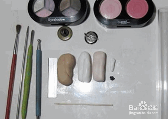 粘土小精灵的简单做法