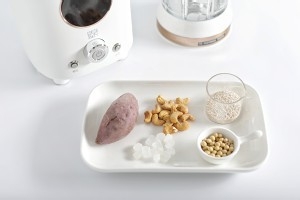 紫薯腰果露的制作方法