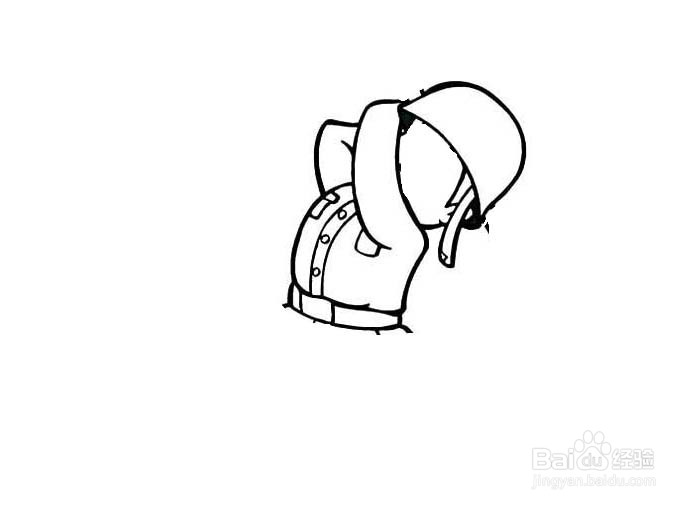 挖矿工人的画法