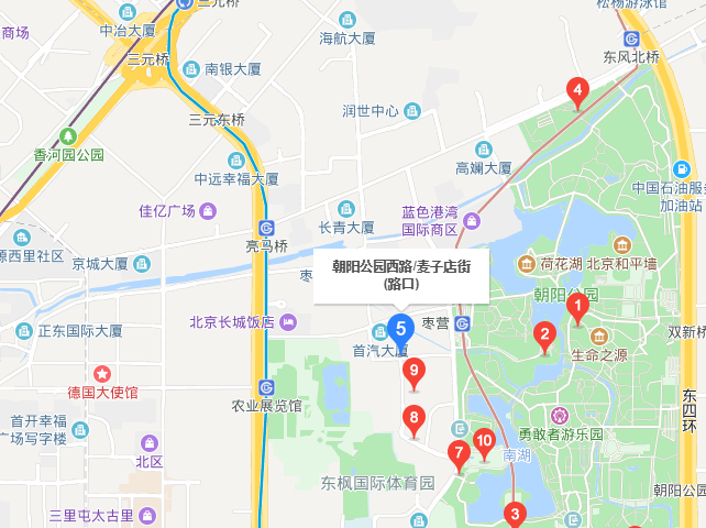 北京市朝阳区朝阳公园属于哪个街道