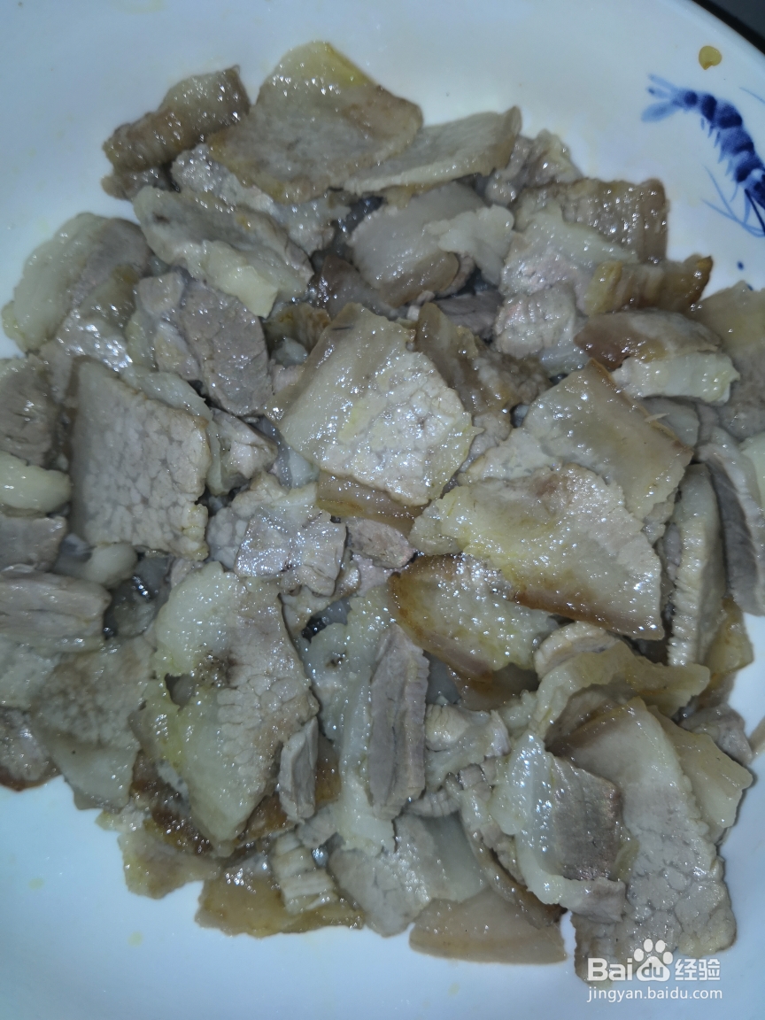 一个人做家常豆干回锅肉