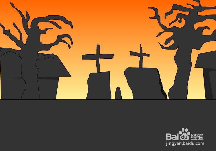 flash绘制一个黄昏的场景