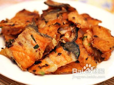 香煎三文鱼骨